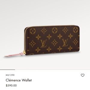 Authentic Louis Vuitton Clémence Wallet